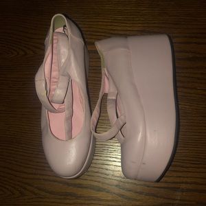 Angelic Imprint Ballerina Platforms
